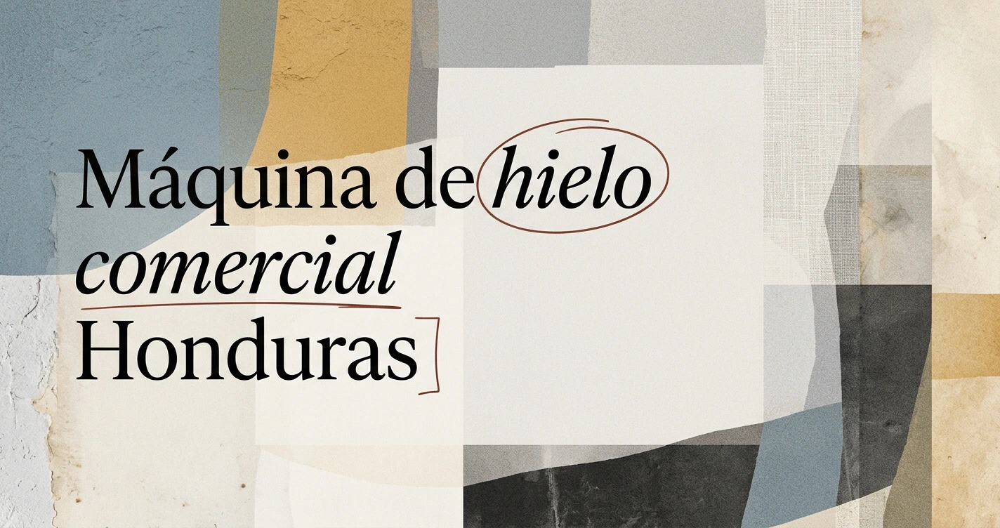 Máquina de hielo comercial Honduras: guía de compra